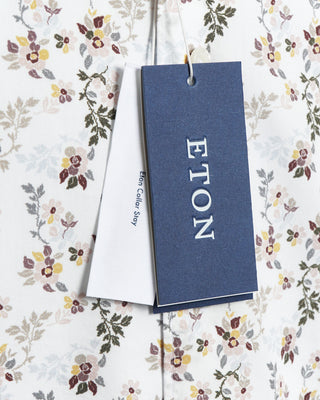 Eton Floral Print Contemporary Shirt