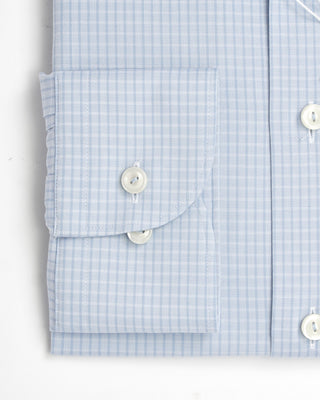 Checked Cotton-Lyocell Stretch Contemporary Shirt