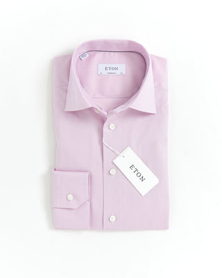 Eton Pink Fine Pique Contemporary Shirt