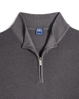 Fedeli Favonio Merino Half Zip Sweater 2249