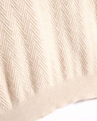Fedeli Arrow Herringbone Half Zip Sweater 2242