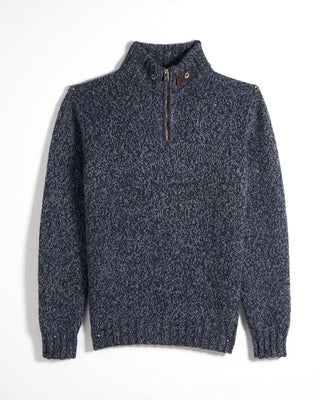 Fedeli Cork Aran Half Zip Sweater 2183