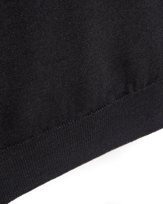 Ferrante Frosted Extrafine Merino Wool 12 Gauge Quarter Zip Sweater 731