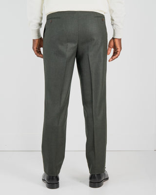 Pleated Super 100's Saxony Trousers