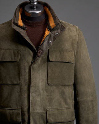 Gimos Goat Suede Insulated Field Jacket 6607