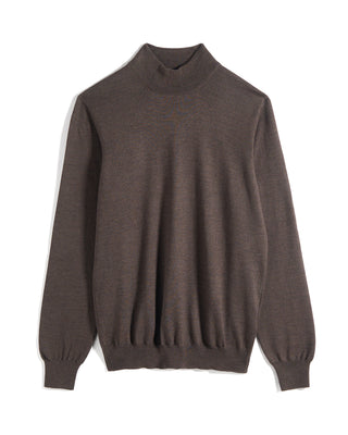 Gran Sasso Wool Mock Neck Sweater 1354