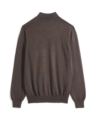 Gran Sasso Wool Mock Neck Sweater 1357