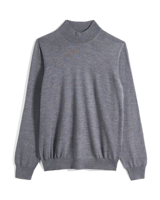 Gran Sasso Wool Mock Neck Sweater 1342