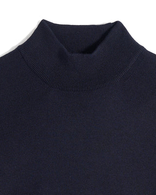Gran Sasso Wool Mock Neck Sweater 1328