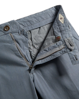 Briglia 1949 Soft Touch Lyocell Cotton Stretch Pants Blue / Grey 11 8626