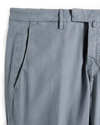 Briglia 1949 Soft Touch Lyocell Cotton Stretch Pants Blue / Grey 12 9332
