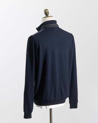 Bugatti Easy Care Cotton Full Zip Sweater Jacket Navy / Blue / Grey 2527