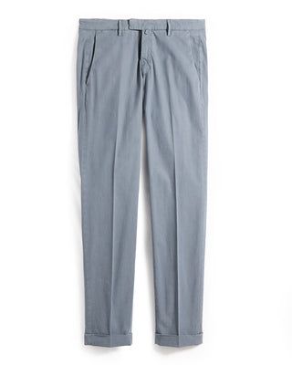 Briglia 1949 Soft Touch Lyocell Cotton Stretch Pants Blue / Grey 9 9331