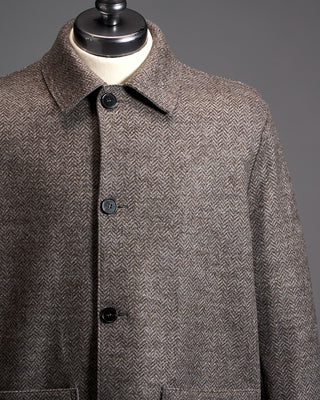 Harris Wharf London Jacquard Utility Jacket 3516