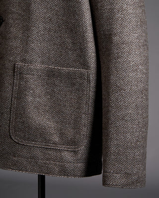 Harris Wharf London Jacquard Utility Jacket 3519