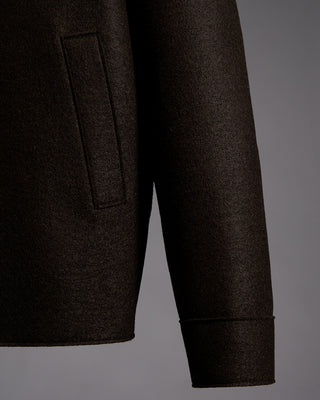Harris Wharf London Pressed Wool Boucle Golf Jacket 3553