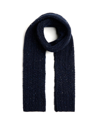 Merino Cashmere Cable Knit Scarf