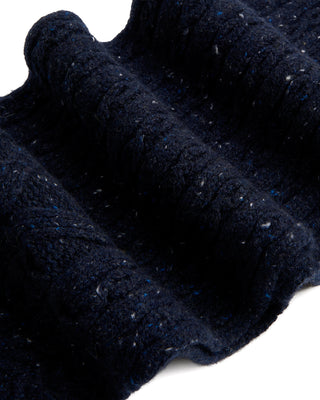 Merino Cashmere Cable Knit Scarf