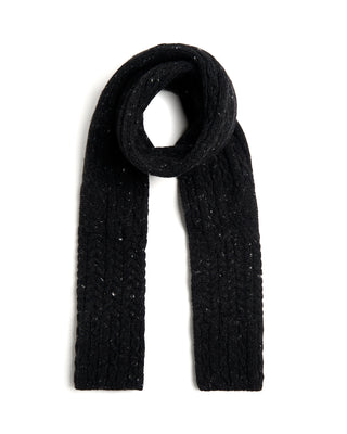 Inis Meain Merino Cashmere Cable Knit Scarf 2826
