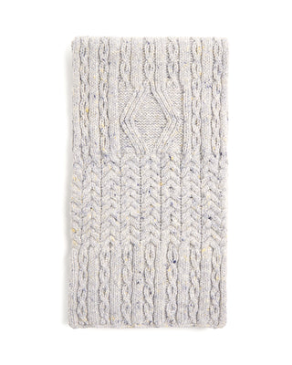 Inis Meain Merino Cashmere Cable Knit Scarf 2818
