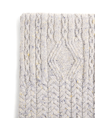 Inis Meain Merino Cashmere Cable Knit Scarf 2819