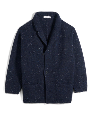 Inis Meain Donegal Merino Cashmere Relaxed Sweater Jacket 2442