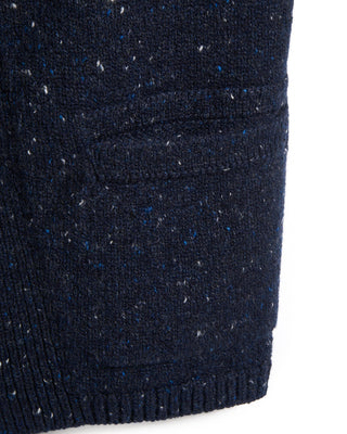 Inis Meain Donegal Merino Cashmere Relaxed Sweater Jacket 2446