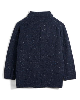 Inis Meain Donegal Merino Cashmere Relaxed Sweater Jacket 2447