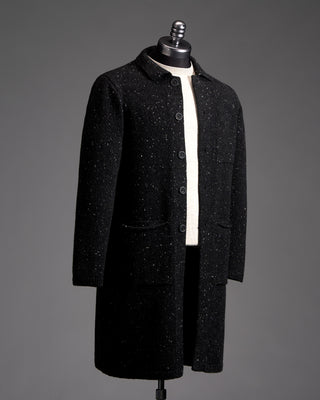 Inis Meain Merino Wool Cashmere Long Raftery Coat 2757