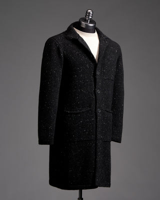 Inis Meain Merino Wool Cashmere Long Raftery Coat 2758