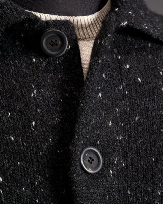 Inis Meain Merino Wool Cashmere Long Raftery Coat 2761