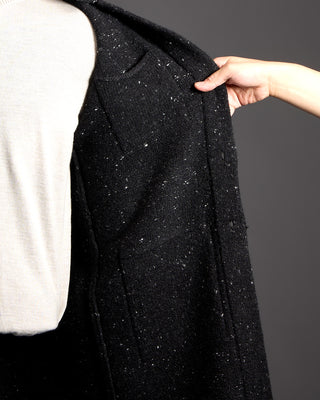 Inis Meain Merino Wool Cashmere Long Raftery Coat 2765