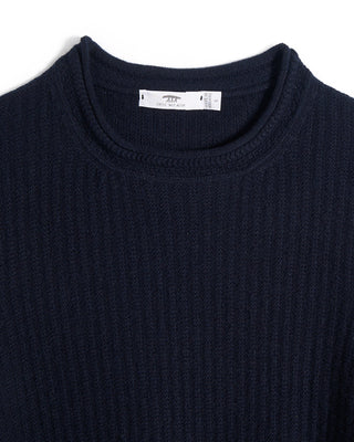 Inis Meain Moss Rib Chevron Mockneck Sweater 2397