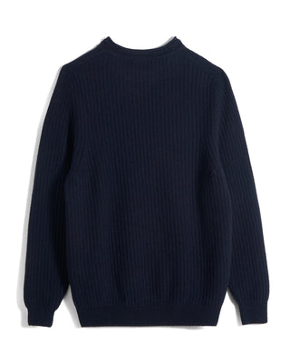 Inis Meain Moss Rib Chevron Mockneck Sweater 2401