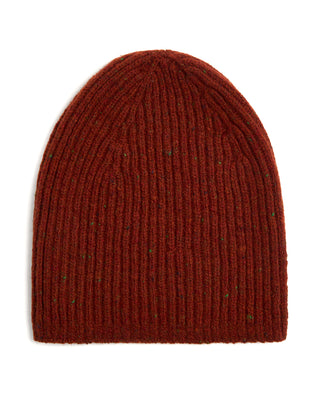 Inis Meain Merino Wool Cashmere Rib Beanie 2813
