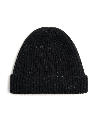 Inis Meain Merino Wool Cashmere Rib Beanie 2811