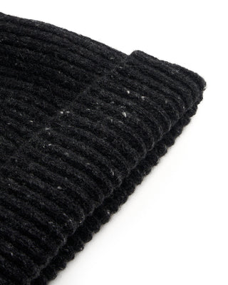 Inis Meain Merino Wool Cashmere Rib Beanie 2812