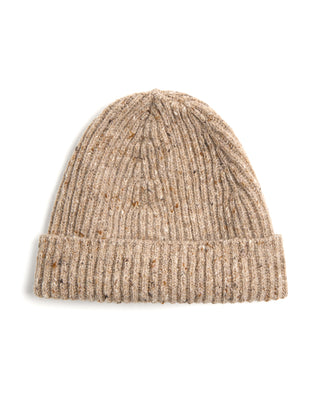 Inis Meain Merino Wool Cashmere Rib Beanie 2802