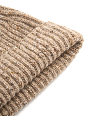Inis Meain Merino Wool Cashmere Rib Beanie 2803