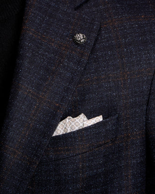 Jack Victor Irving Dark Check Wool Soft Jacket 5921