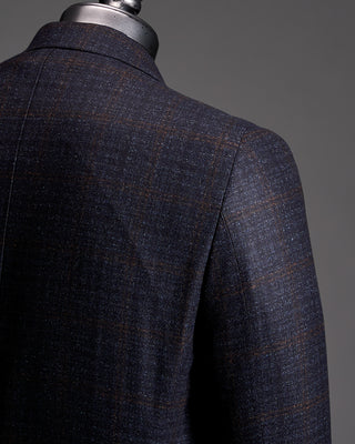 Jack Victor Irving Dark Check Wool Soft Jacket 5926