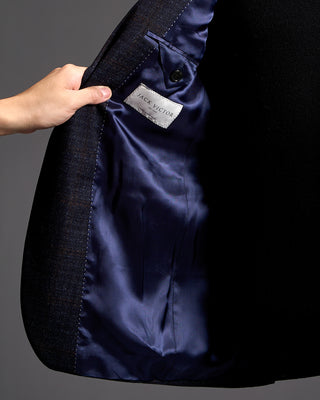 Jack Victor Irving Dark Check Wool Soft Jacket 5927