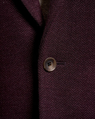 Jack Victor Hampton Herringbone Wool Knit Jacket 5889