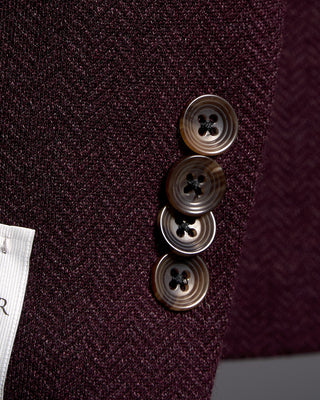 Jack Victor Hampton Herringbone Wool Knit Jacket 5893