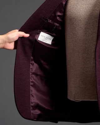 Jack Victor Hampton Herringbone Wool Knit Jacket 5895