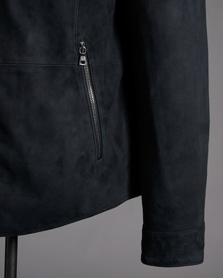 John Varvatos Goat Suede OvershirtJVF64H2F14E50R