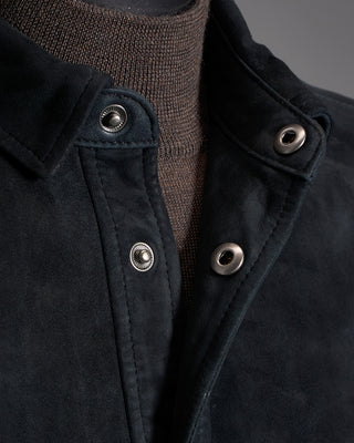 John Varvatos Goat Suede OvershirtJVF64H2F14E50R