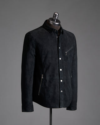 John Varvatos Goat Suede OvershirtJVF64H2F14E50R