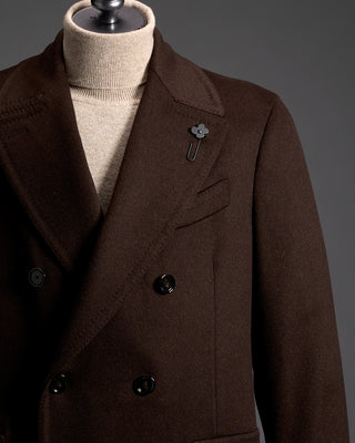 Lardini Ulster Double Breasted Long Topcoat 5868