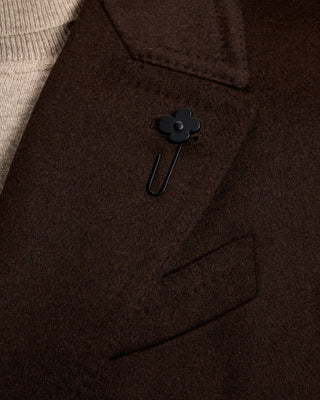 Lardini Ulster Double Breasted Long Topcoat 5870